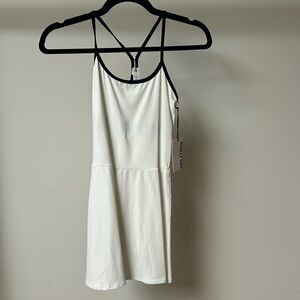 Splits59 Simona tank dress white/indigo